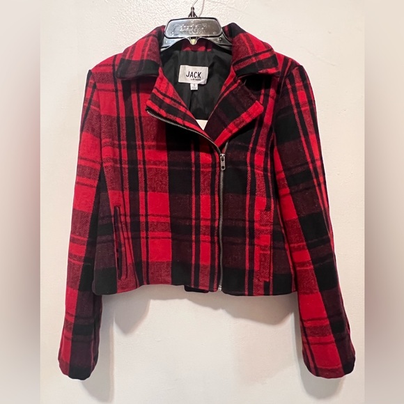 Out of the Woods Red Plaid Jacket - Picture 3 of 12
